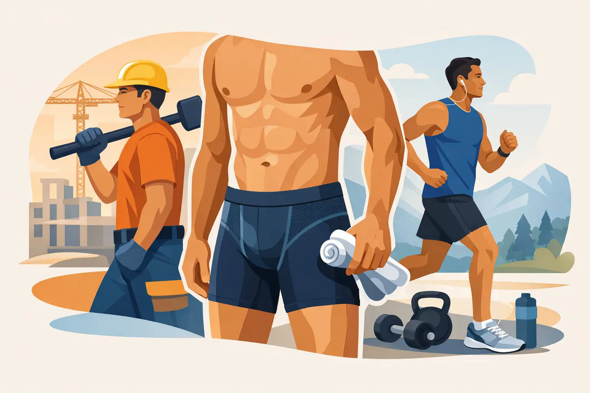 Best Underwear for Active Men Who Work Hard
