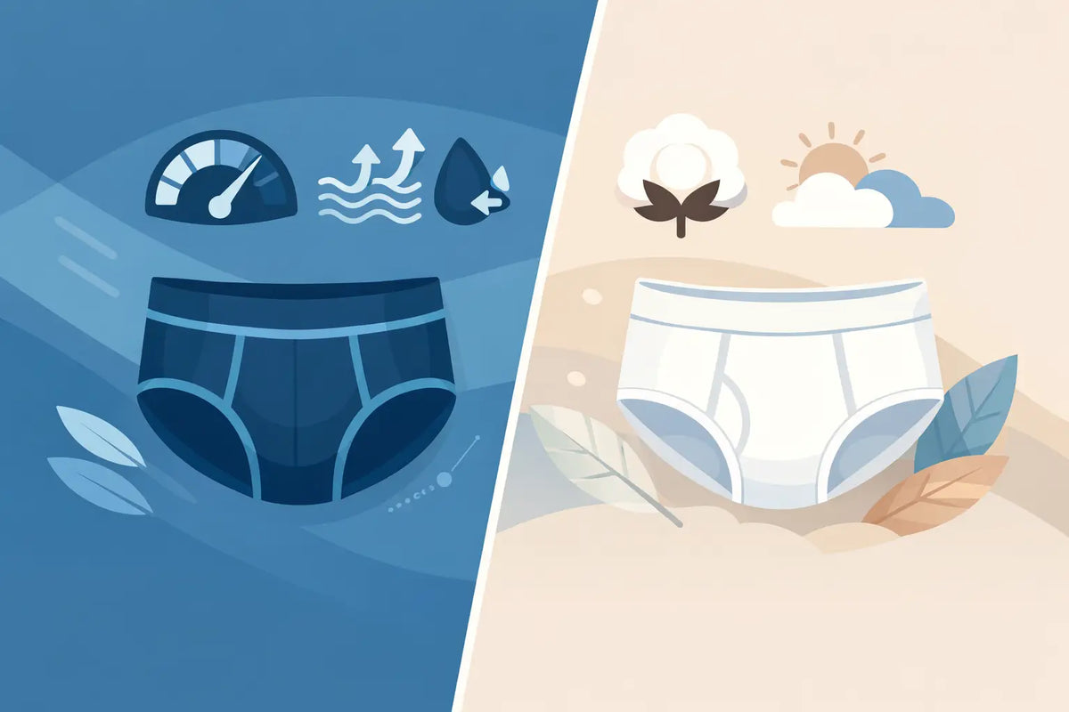 Performance Underwear vs Cotton Underwear