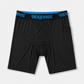 Dickiebirds men’s boxer briefs with pocket and pouch in black  print performance underwear