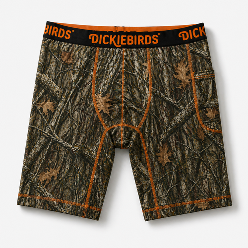 Dickiebirds men’s boxer briefs with pocket and pouch in realtree camo performance underwear